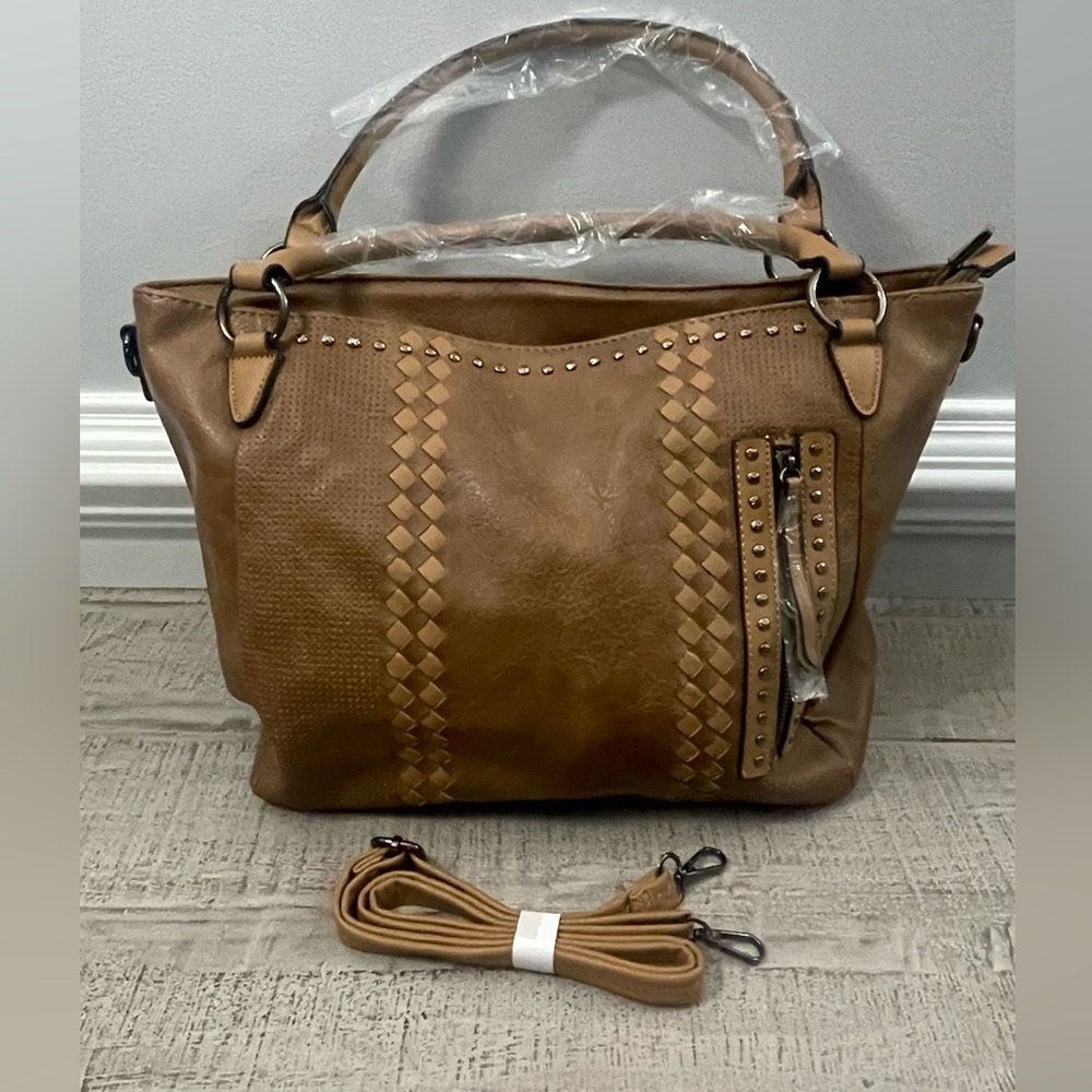Ashlyn oversized tote-apricot